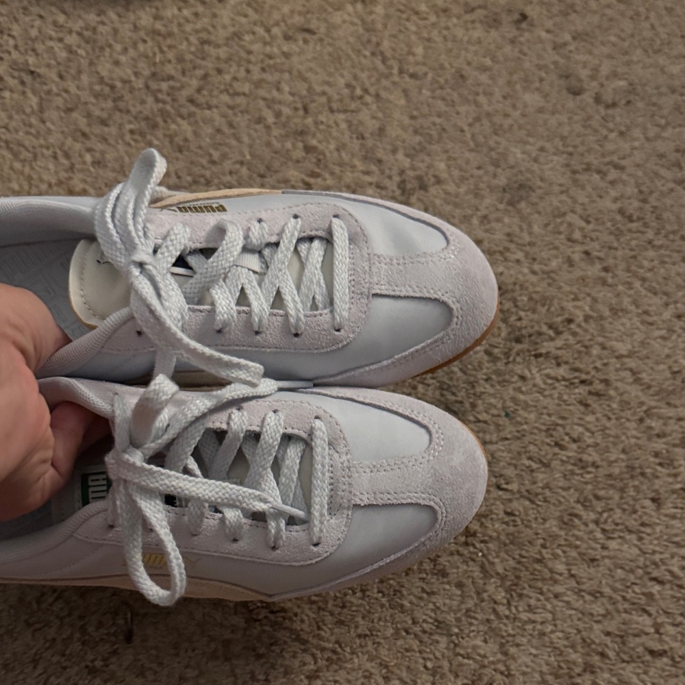 NEW Puma Arizona White and Beige Sneakers Shoes 8 - Picture 11 of 11